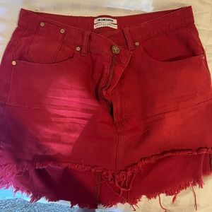 Red one teaspoon skirt !!!